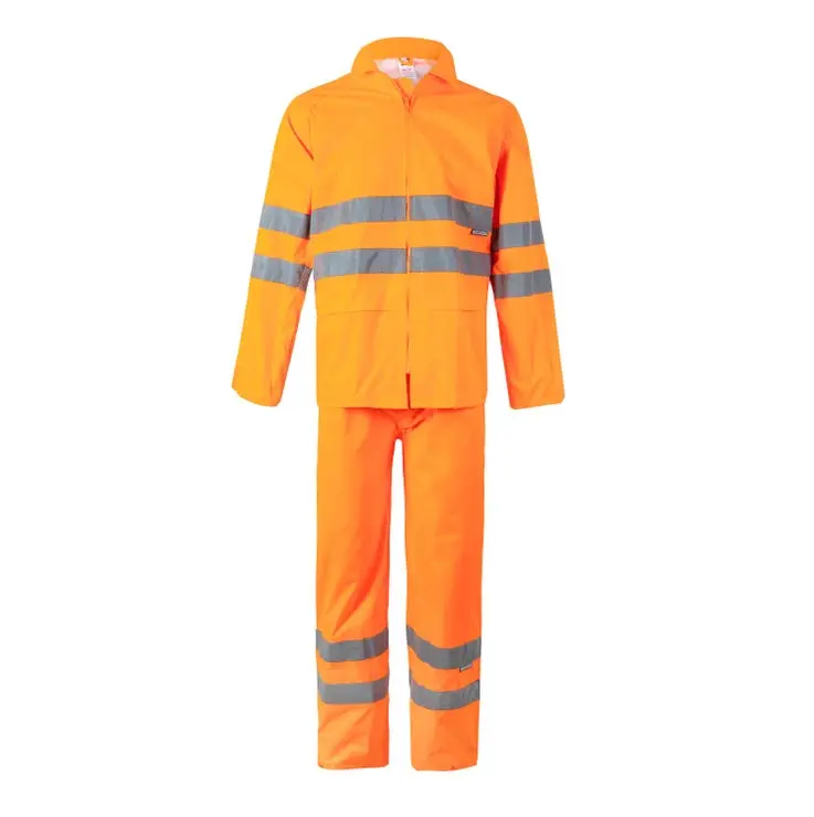 Casco de Seguridad Industrial Traje lluvia av m naranja flúor