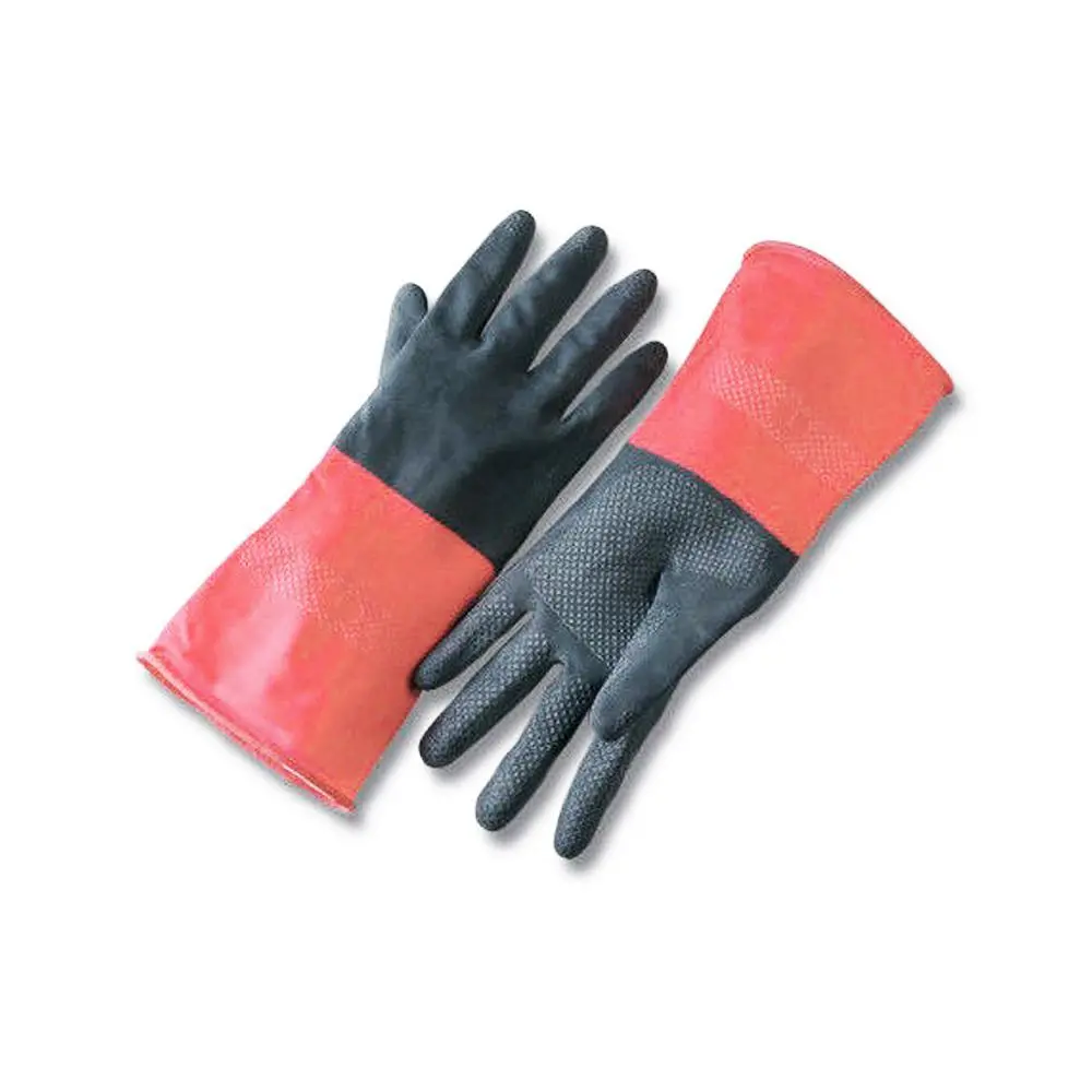 Guante latex bicolor t-p