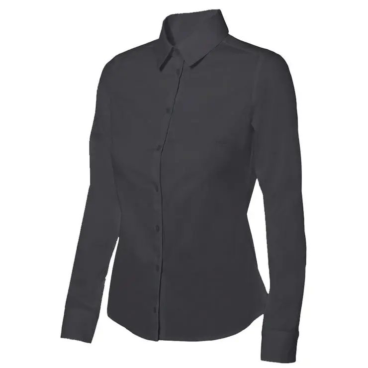 Resistente Impactos Velilla camisa stretch ml mujer l negro