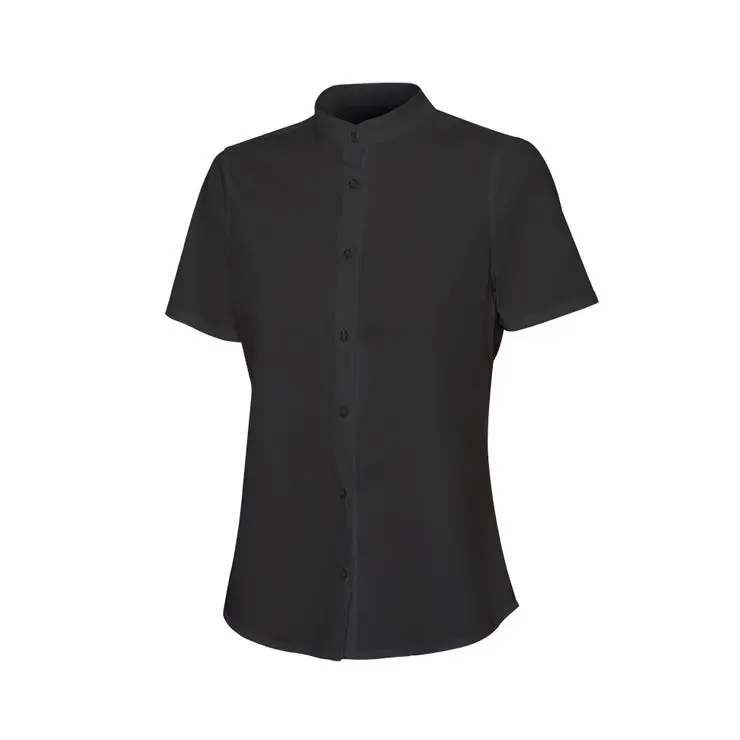 Resistente Impactos Velilla camisa stretch mc mujer l negro