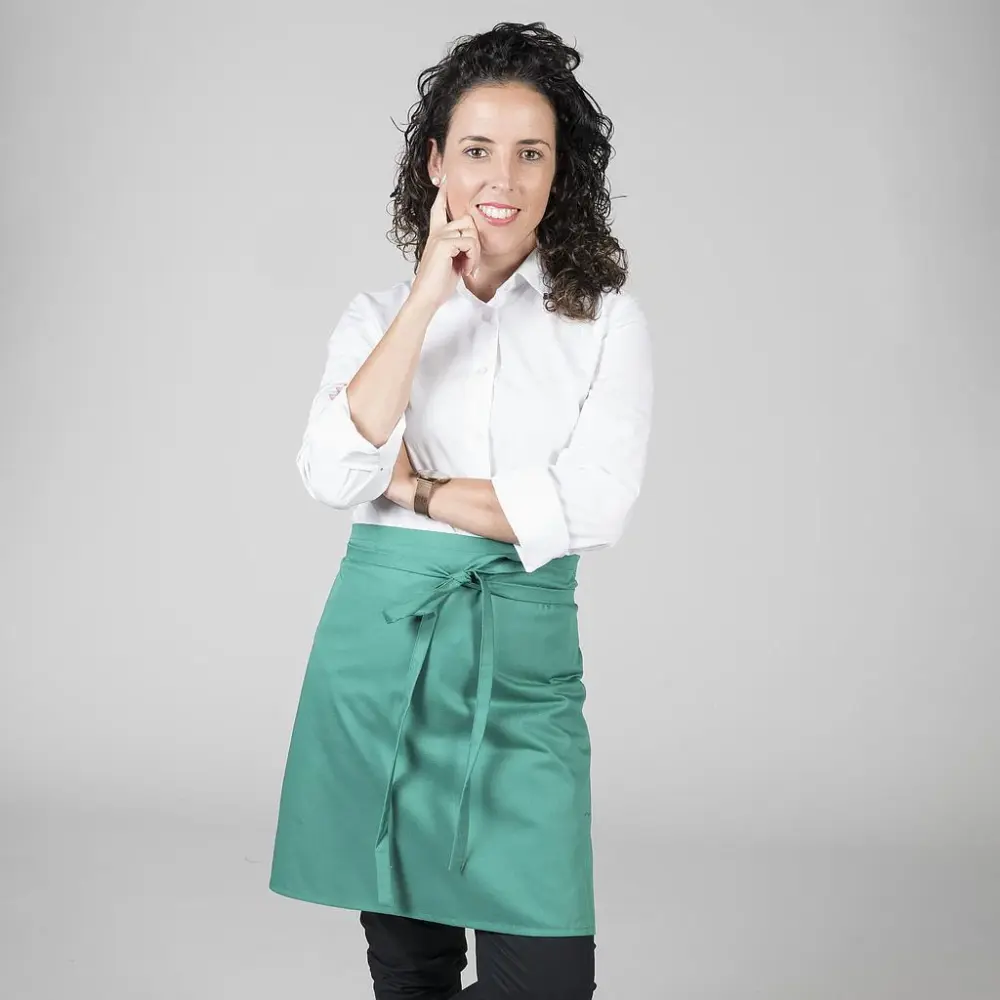 117000-108 - DELANTAL SIN PETO SARGA 50X75 CM VERDE