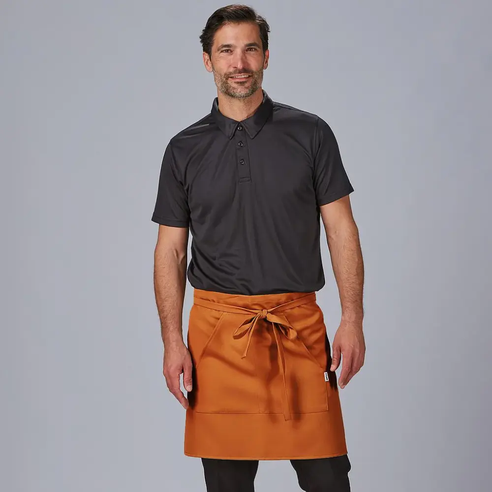 117100-619 - DELANTAL SIN PETO Y BOL 50X75 CM SARGA POLIÉSTER CALDERA