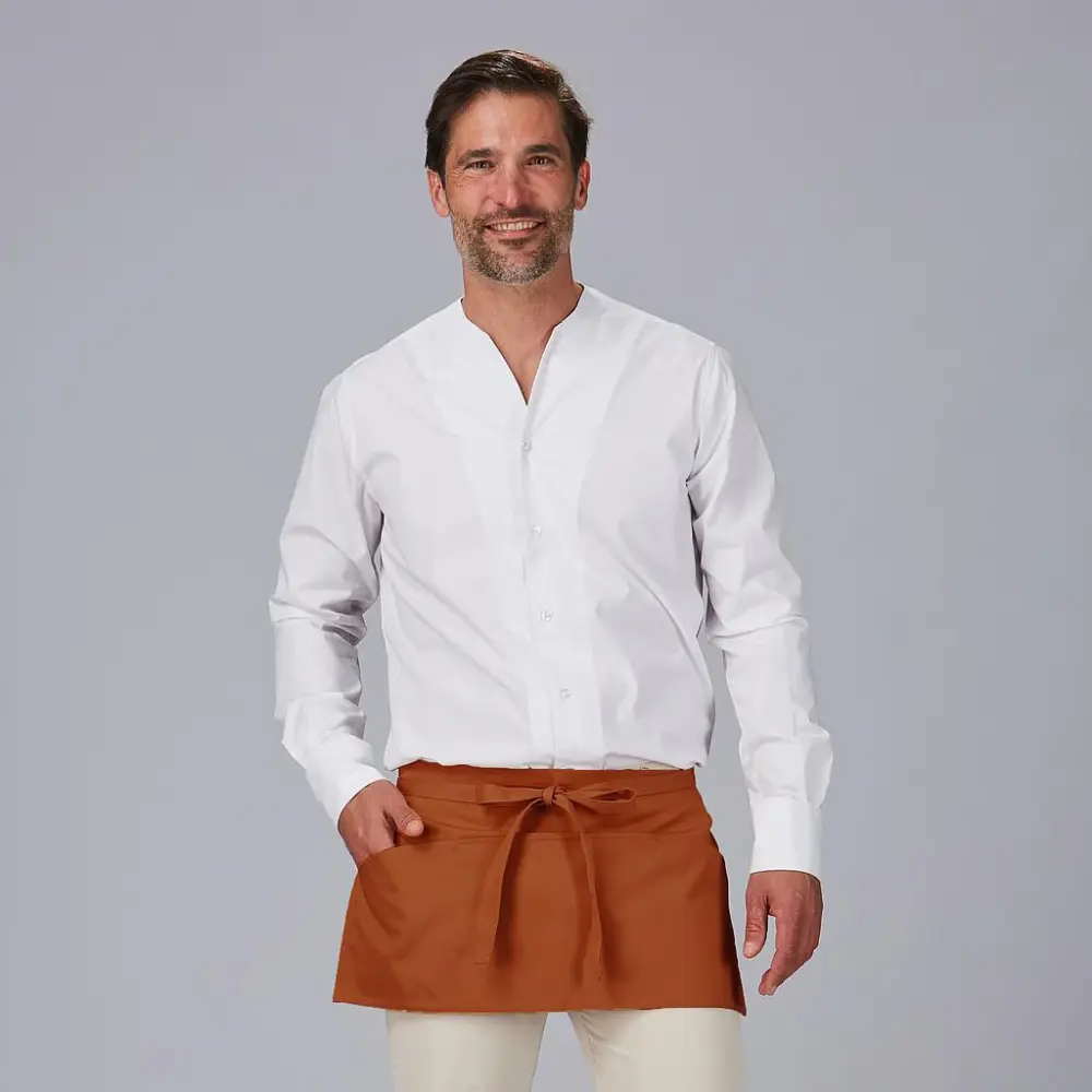 120600-619 - DELANTAL LIMITADO BOL. 30X60 CM SARGA POLIESTER CALDERA