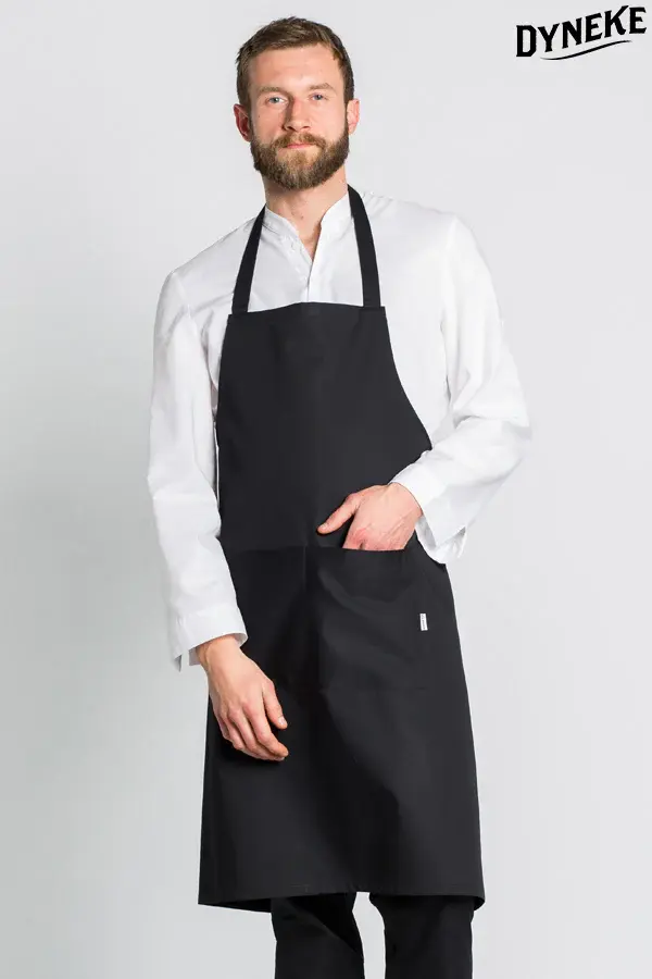 8426701 - Delantal negro peto sarga