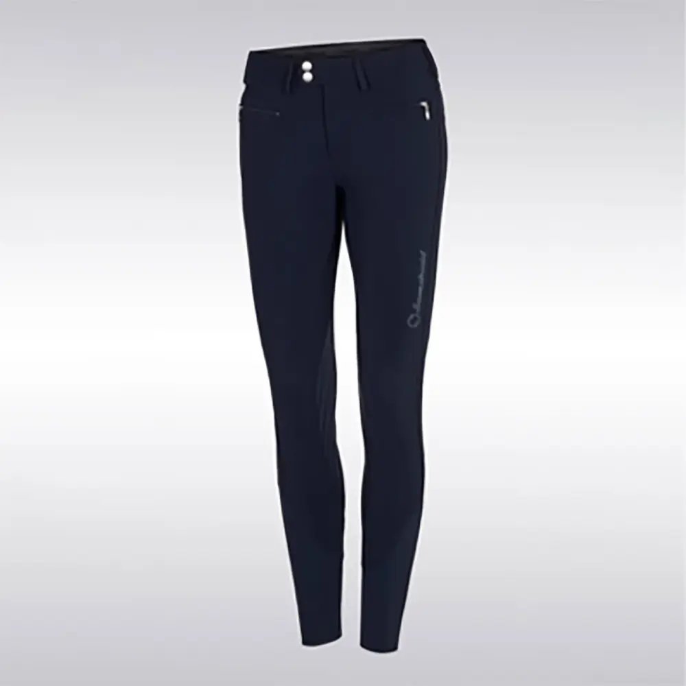 Adele pantalones de montar con refuerzo de rodilla para mujer Azul 38