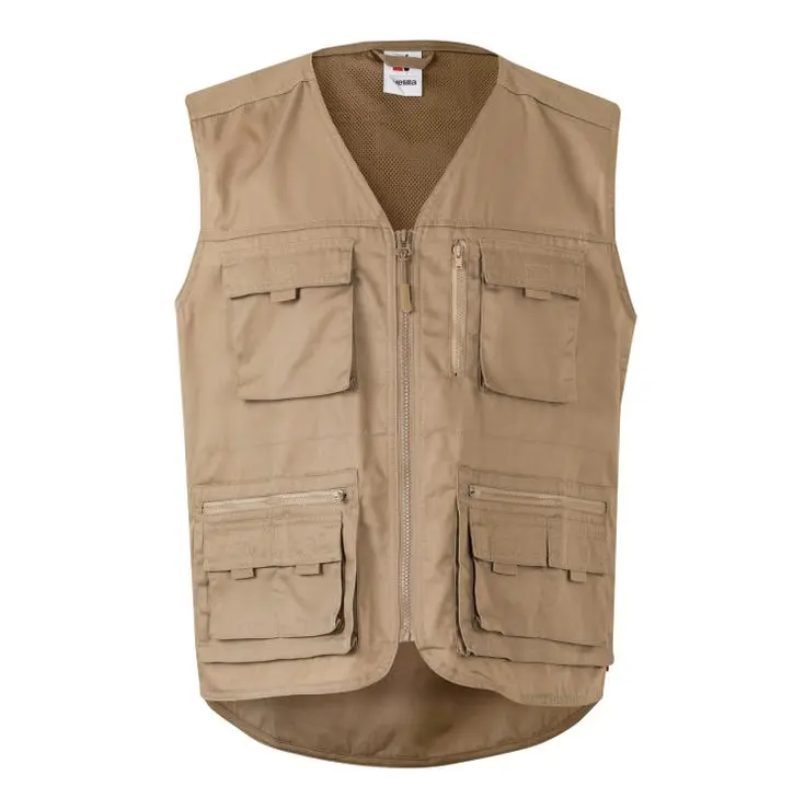 Chaleco xl crema arena