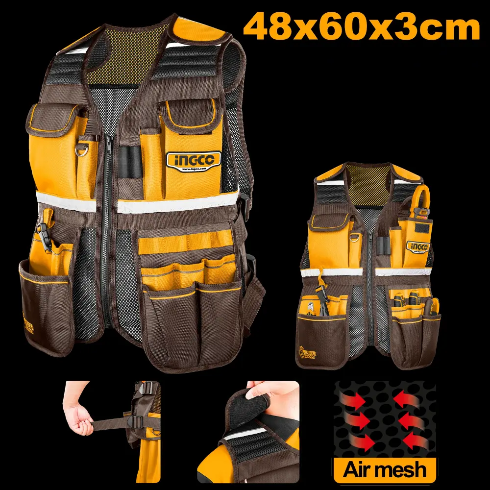 Chaleco Para Herramientas Multiuso INGCO HTVT09028