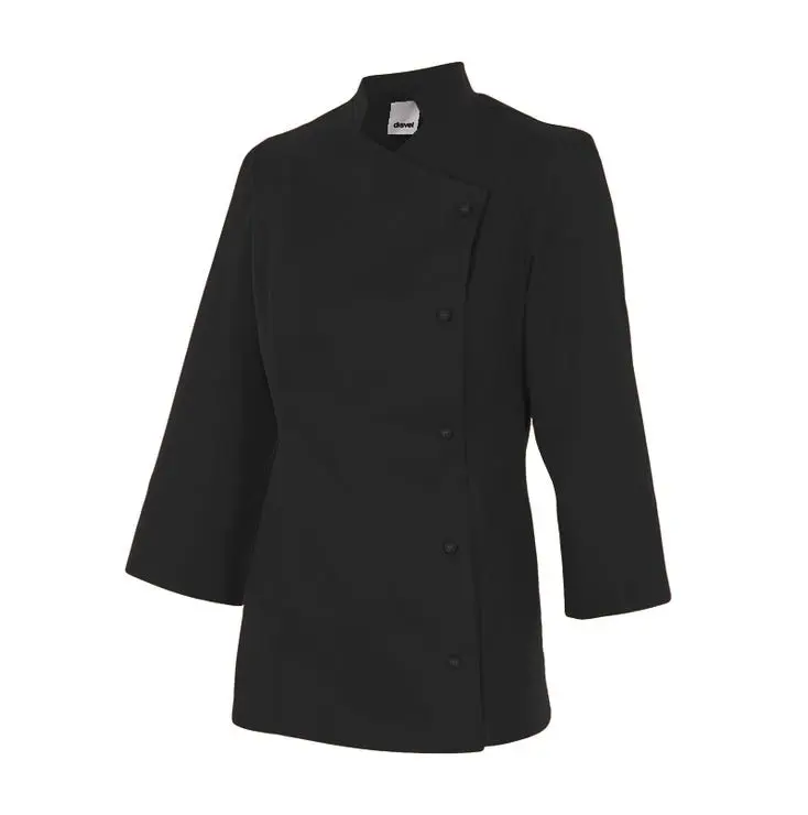 Chaqueta cocina ml mujer 48 negro