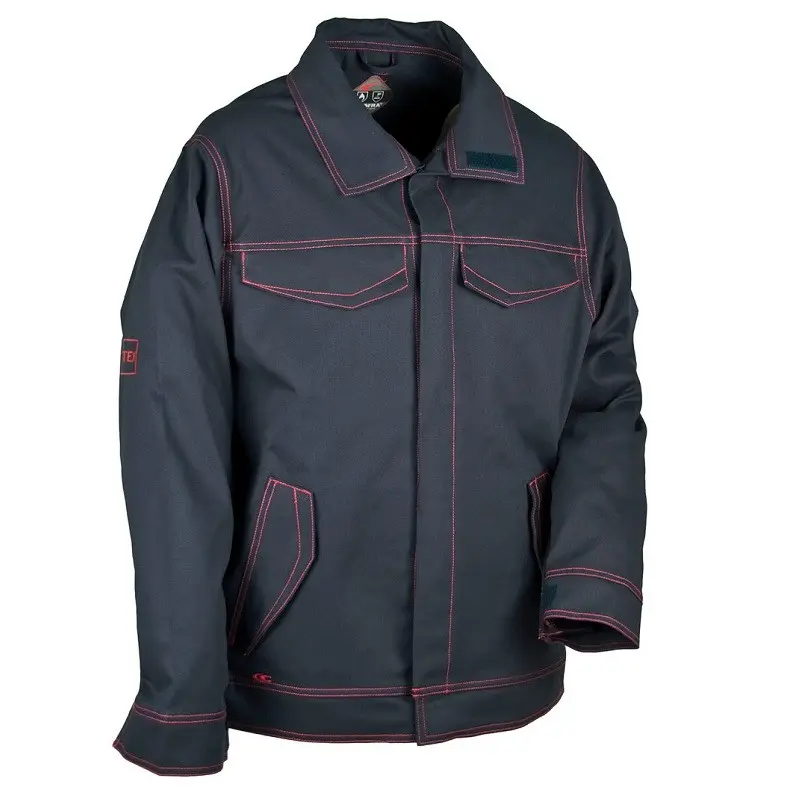 Chaqueta soldador 100% algodon con tratatamiento antillama cofra flametec t