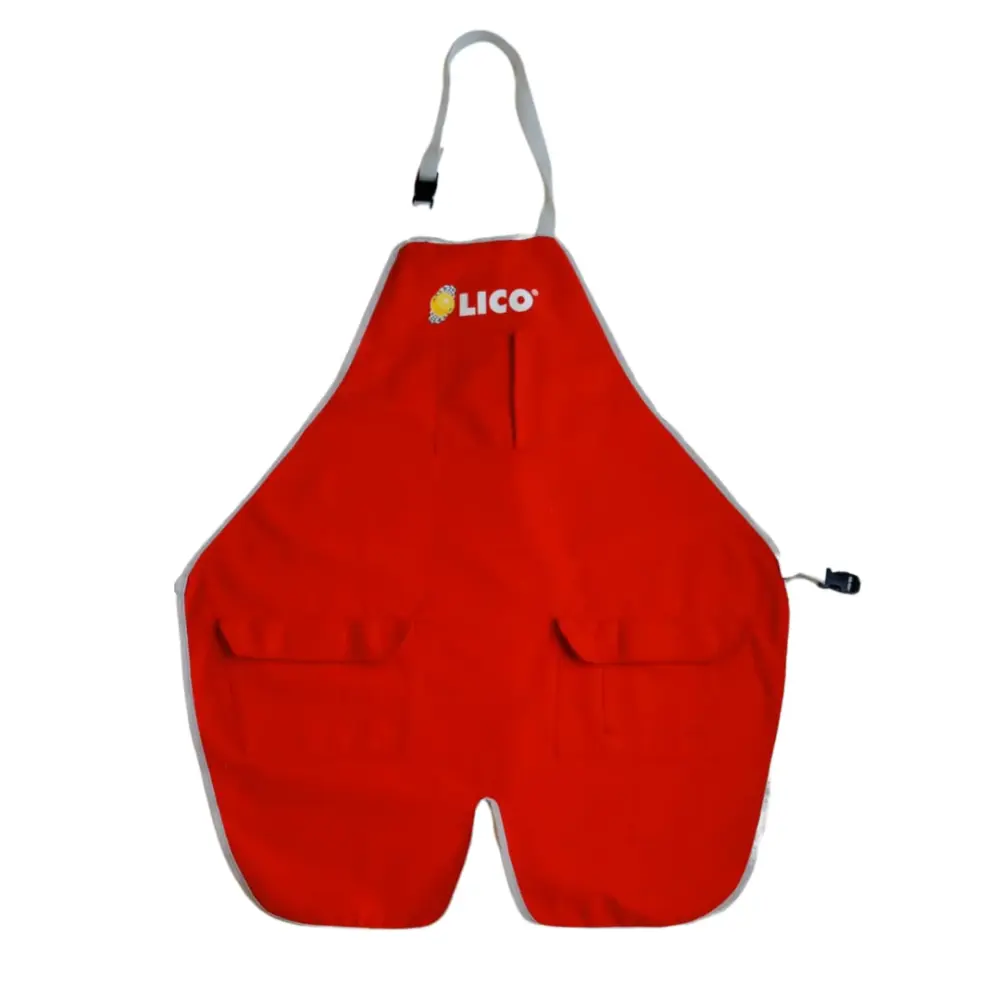 Delantal Lico Mecánico Rojo