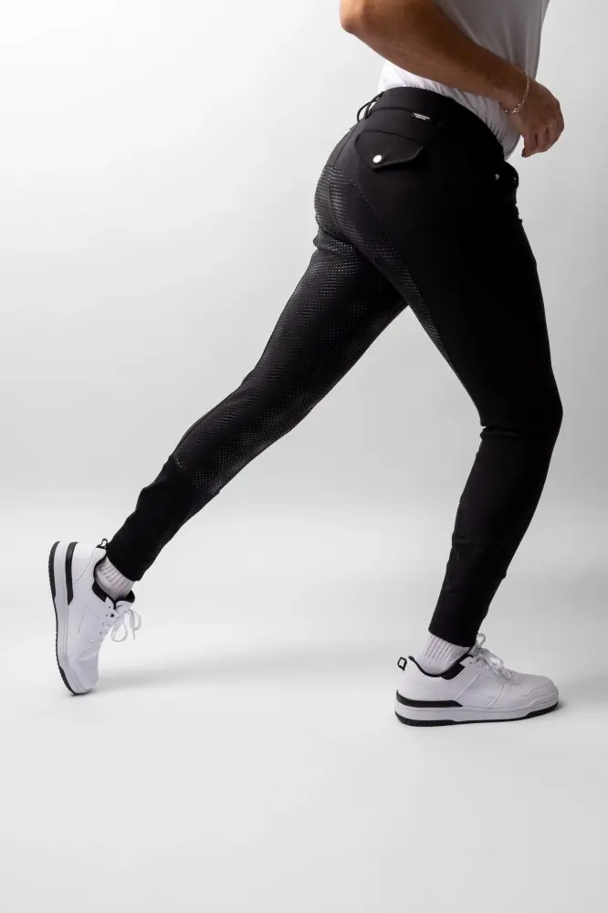 Grand Prix pantalones de instalar para hombre con asiento completo de silicona UPF 50+ Negro 50