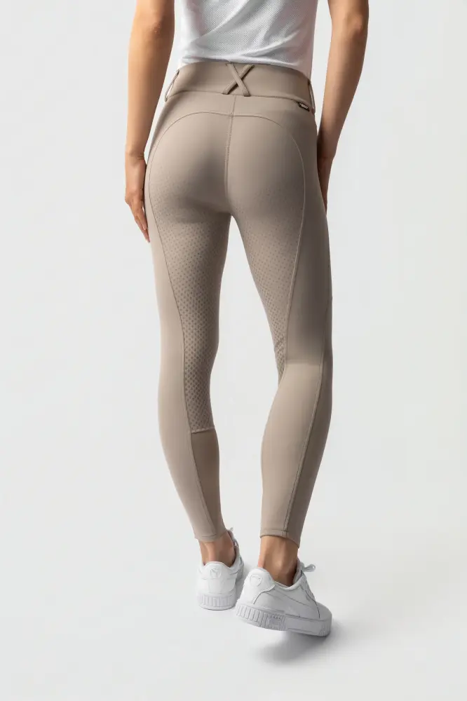 Grand Prix Pro Pantalones de colocar para mujer con asiento completo UPF 50+ Simply taupe 44