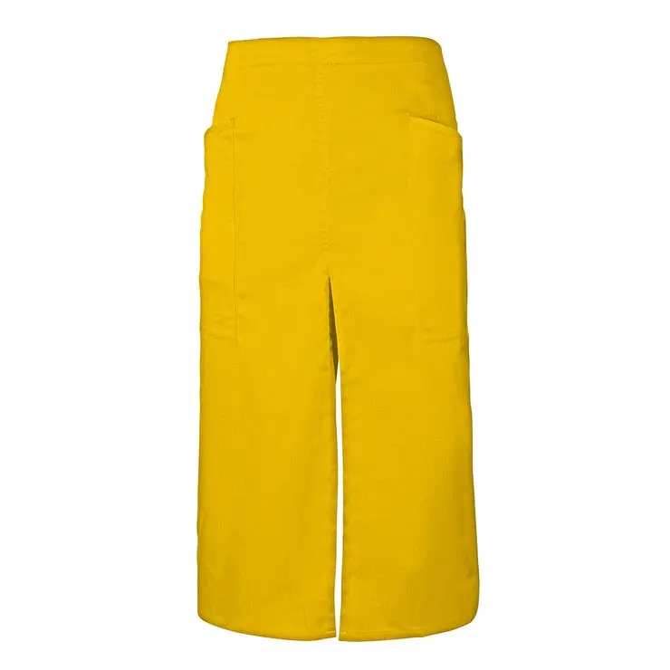 Velilla delantal alargado u amarillo