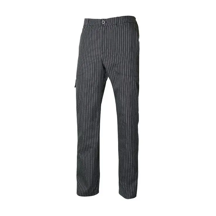 Velilla pantalon cocina 3xl cuadros negros