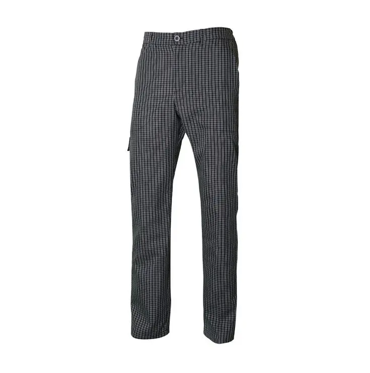 Velilla pantalon cocina xl cuadros negros