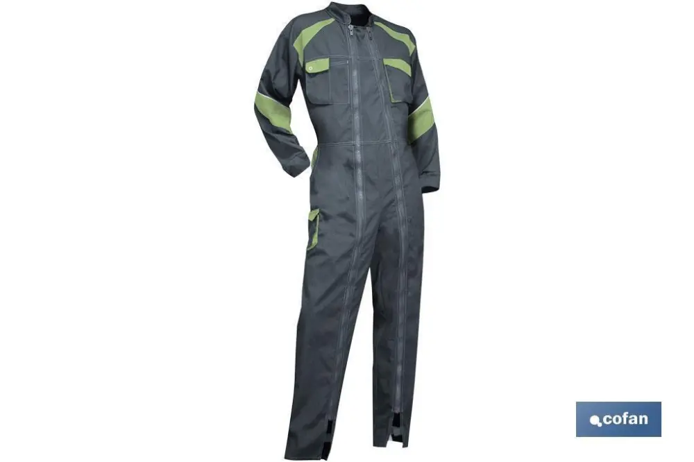 Buzo gris orge con 2 cremalleras para mujer t-l Cofan