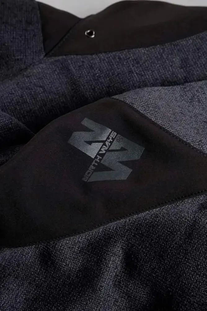 Chaqueta de trabajo arsenal de poliéster gris, talla s North Ways