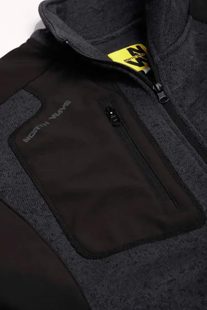 Chaqueta de trabajo arsenal de poliéster gris, talla s North Ways