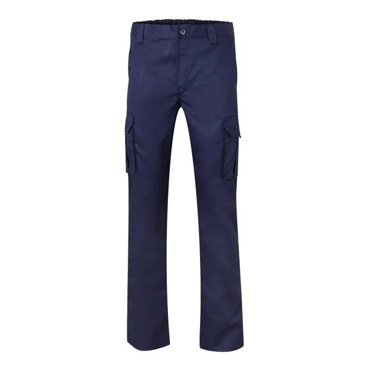 Pantalon multibolsillos velilla color azul marino 46