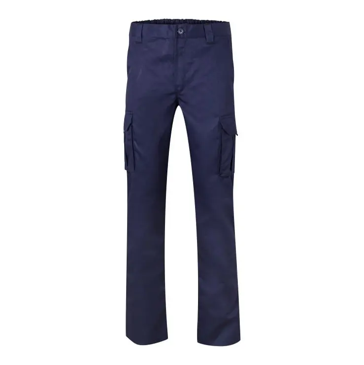Pantalon multibolsillos velilla color azul marino 36
