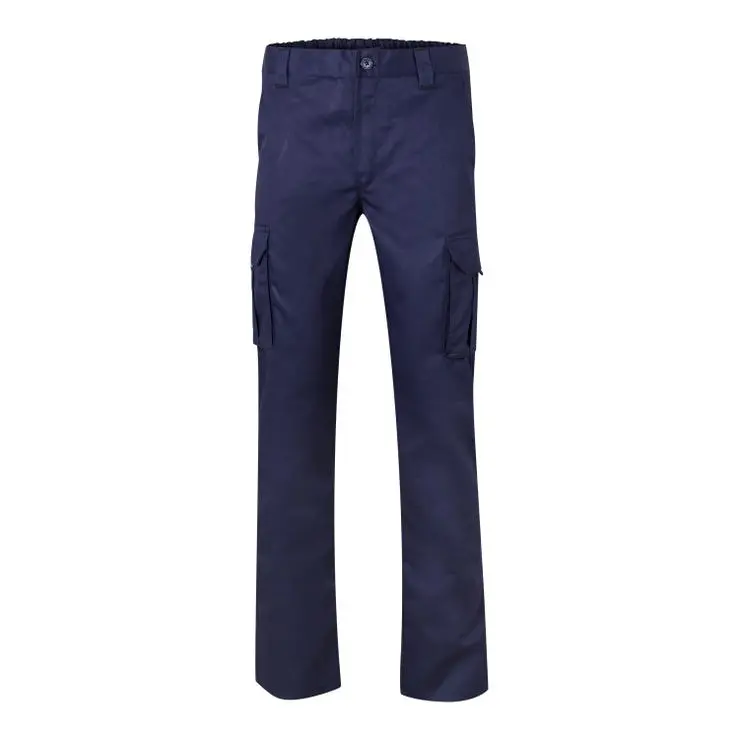 Pantalon multibolsillos velilla color azul marino 38