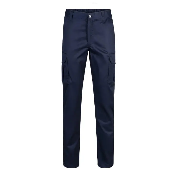 Pantalon multibolsillos velilla color azul navy 38