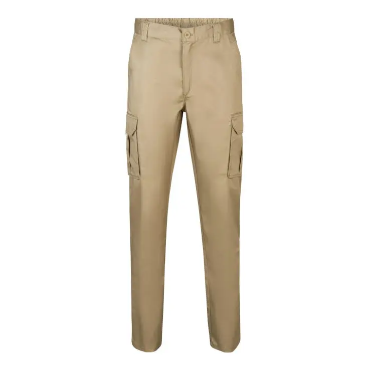Pantalon multibolsillos velilla color beige arena 54