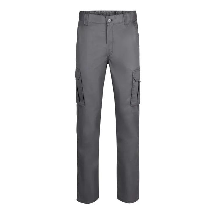 Pantalon multibolsillos velilla color gris 34
