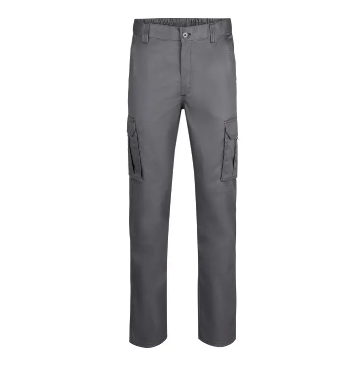 Pantalon multibolsillos velilla color gris 46