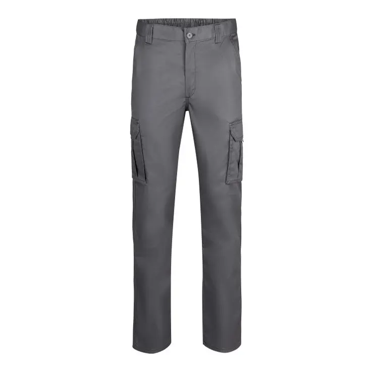 Pantalon multibolsillos velilla color gris 36