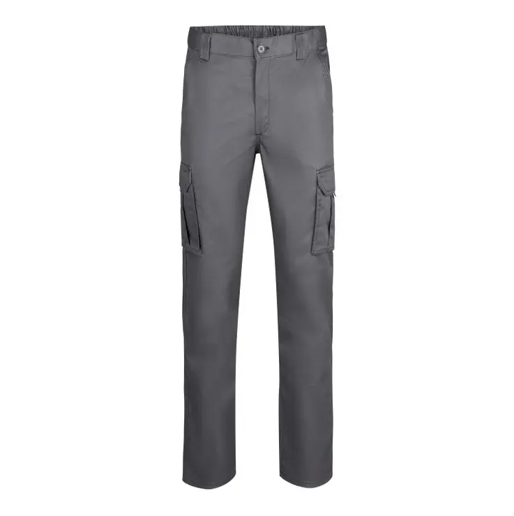 Pantalon multibolsillos velilla color gris 40