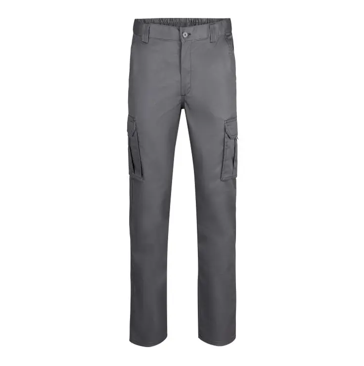 Pantalon multibolsillos velilla color gris 42
