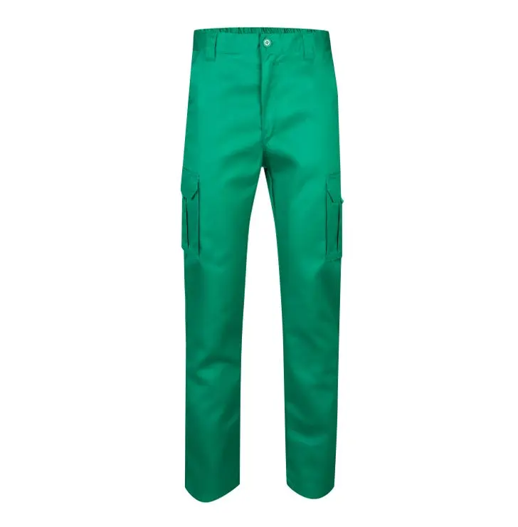 Pantalon multibolsillos velilla color verde 58
