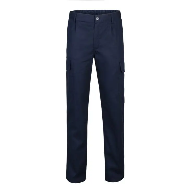 Pantalon trabajo 100% aLGodon color azul navy velilla 60