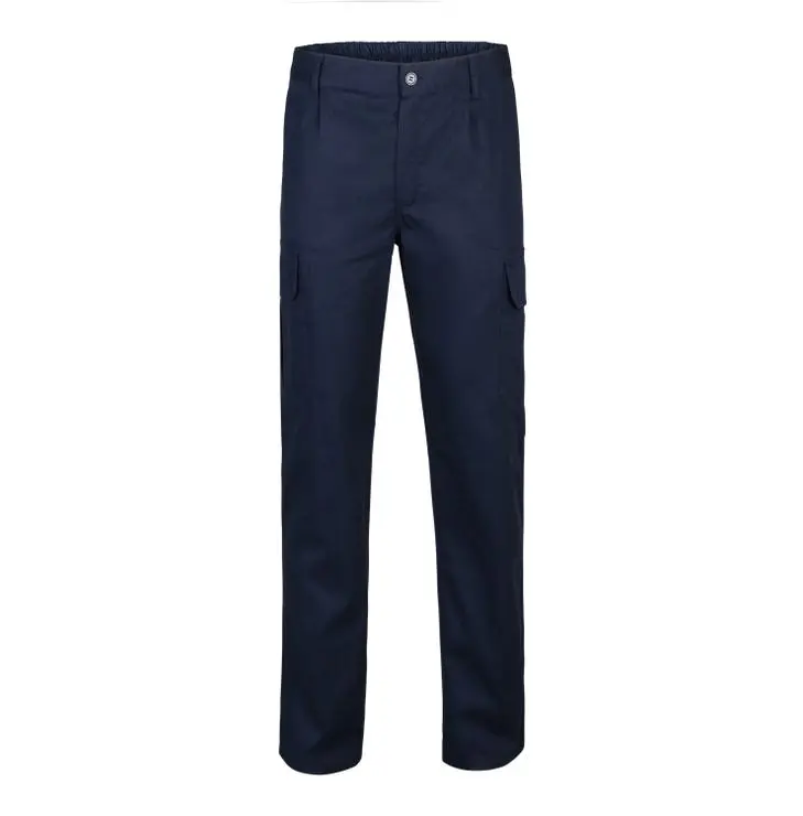 Pantalon trabajo 100% aLGodon color azul navy velilla 58