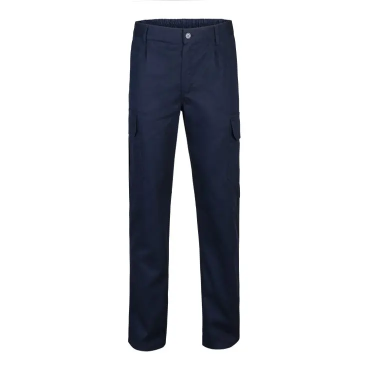 Pantalon trabajo 100% aLGodon color azul navy velilla 48