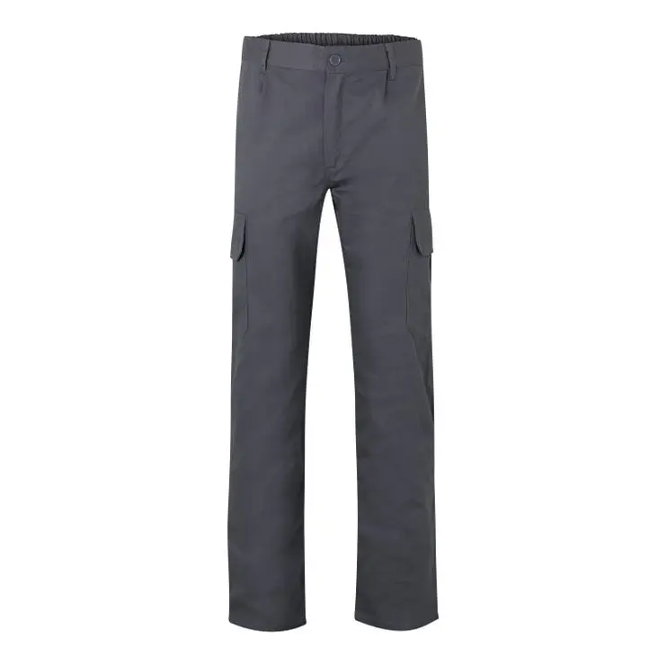 Pantalon trabajo 100% aLGodon color gris velilla 52