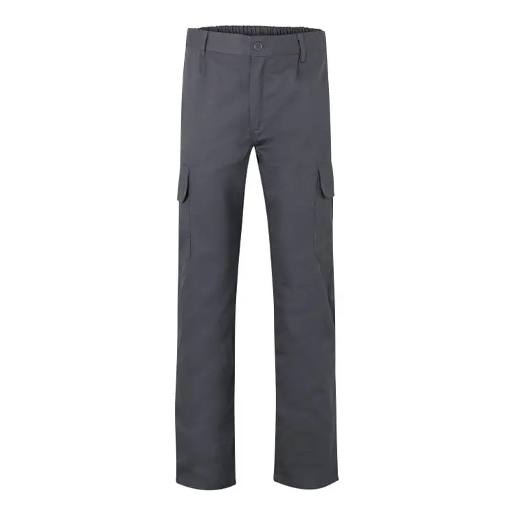 Pantalon trabajo 100% aLGodon color gris velilla 58