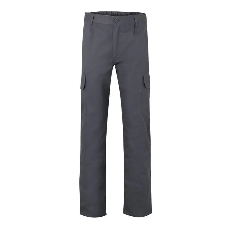 Pantalon trabajo 100% aLGodon color gris velilla 38