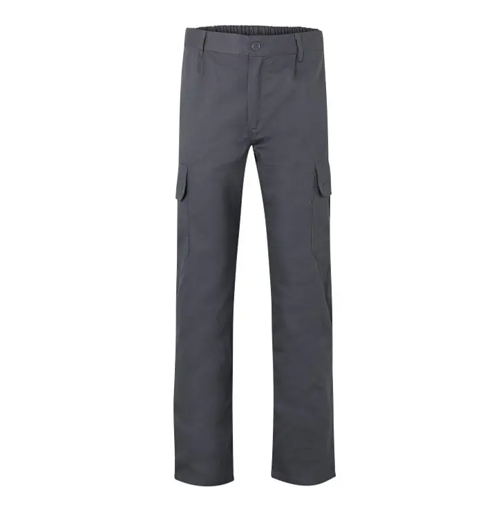 Pantalon trabajo 100% aLGodon color gris velilla 60
