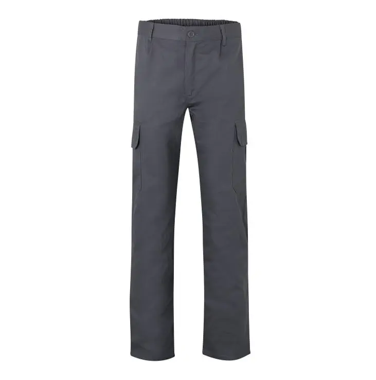 Pantalon trabajo 100% aLGodon color gris velilla 54