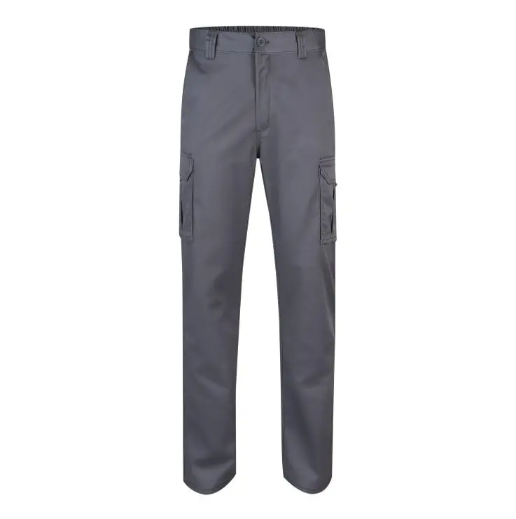 Pantalon de trabajo stretch velilla color gris 64