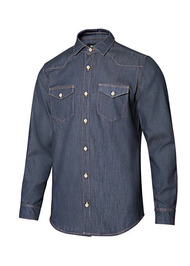 Velilla camisa denim ml hombre l denim
