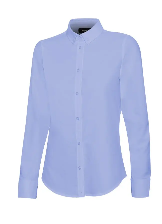 Velilla camisa oxford ml mujer l celeste