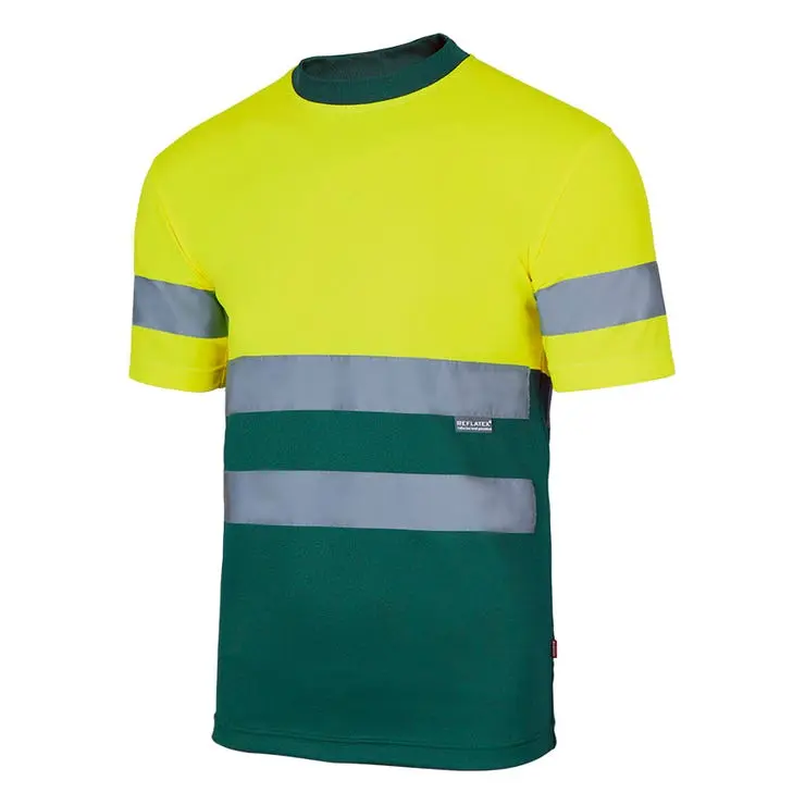 Velilla camiseta t‚cnica bicolor av 3xl verde/amarillo fl£or
