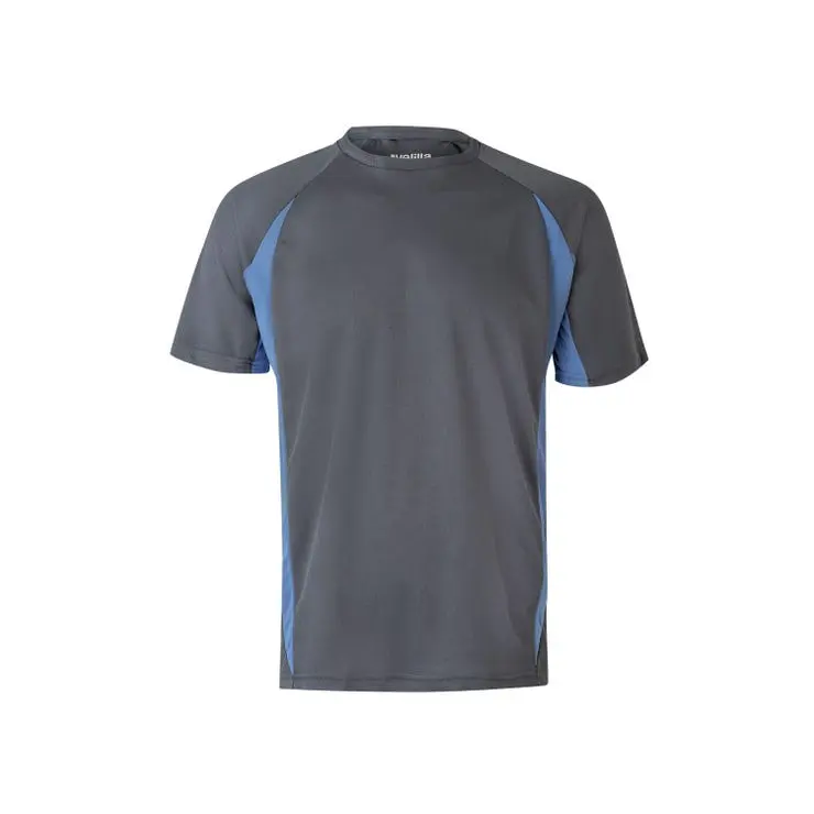 Velilla camiseta t‚cnica bicolor s gris/celeste