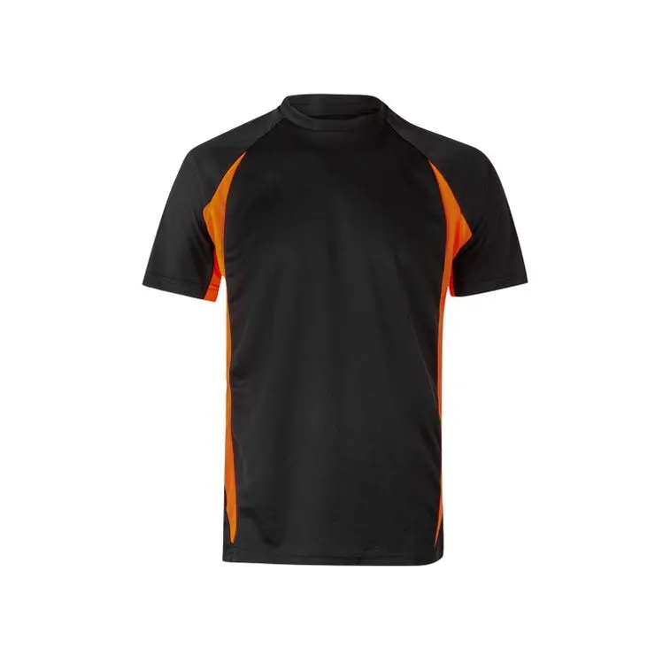 Velilla camiseta t‚cnica bicolor l negro/naranja fl£or