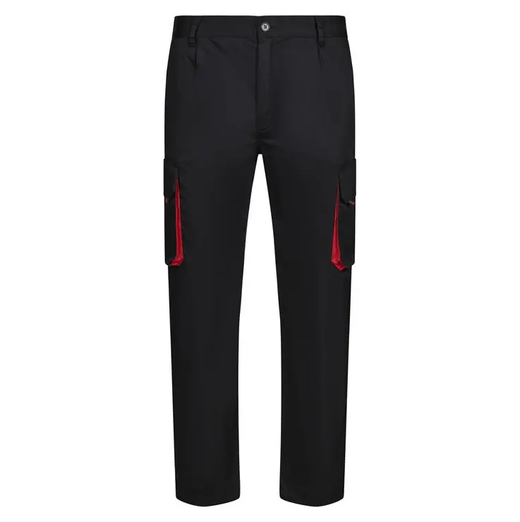 Velilla pantalon bicolor 40 negro/rojo