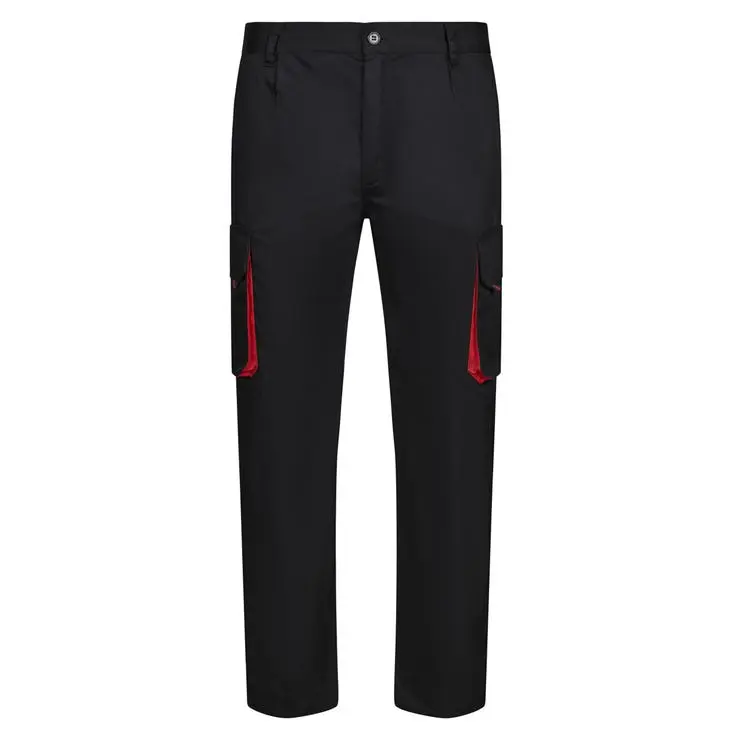 Velilla pantalon bicolor 48 negro/rojo