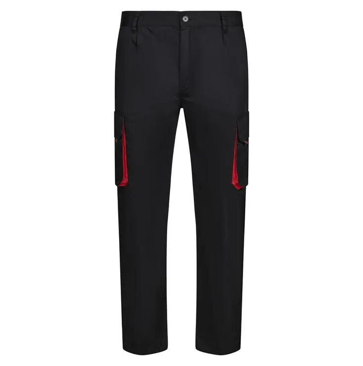 Velilla pantalon bicolor 46 negro/rojo